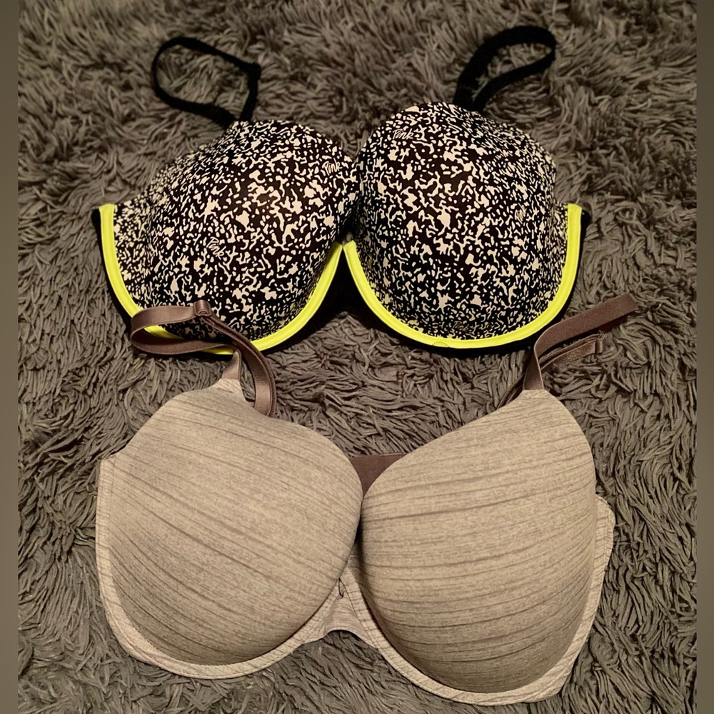 2 VS PINK Bras 36DDD